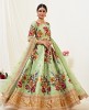 Floral Digital Print Lehenga With Sequence Embroidery Work and Pearl Work